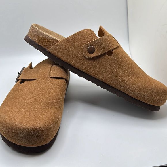 CUSHIONAIRE Womens Clog 8.5 BROWN - Picture 6 of 7